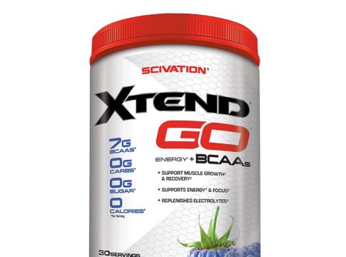 Scivation Xtend GO Energy+BCAAs Blue Raspberry 30 Servings